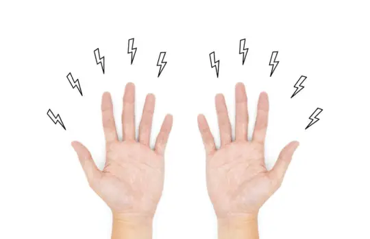 formicolio alle mani